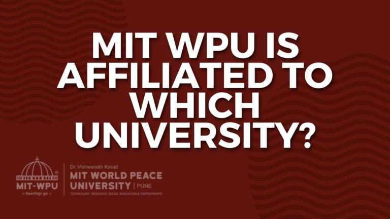 MIT WPU is Affiliated to Which University?